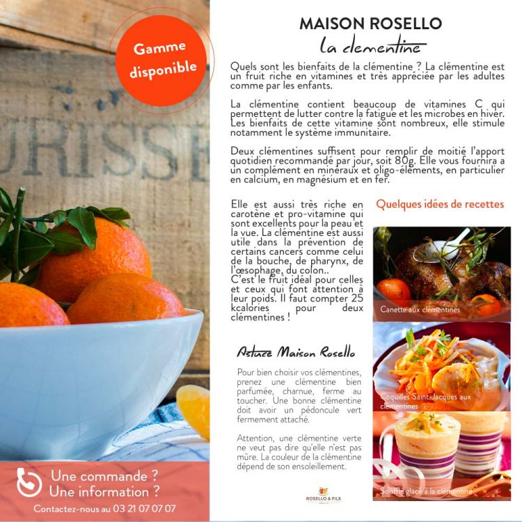 Promotions du moment - clémentines Promotions du moment - clémentines