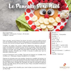 Idées de recettes pour Noël - Le Pancake Père Noël